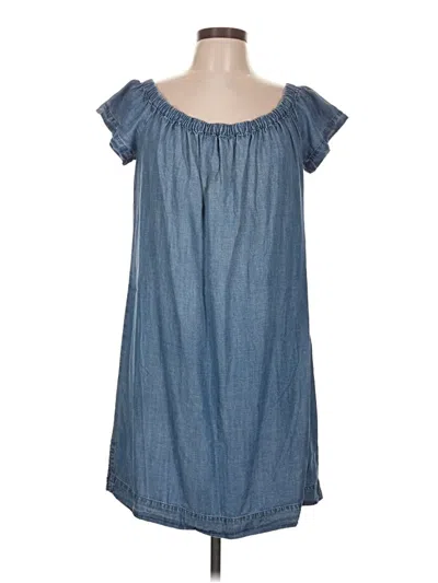 Pre-owned Cloth & Stone Casual Dress In Blue