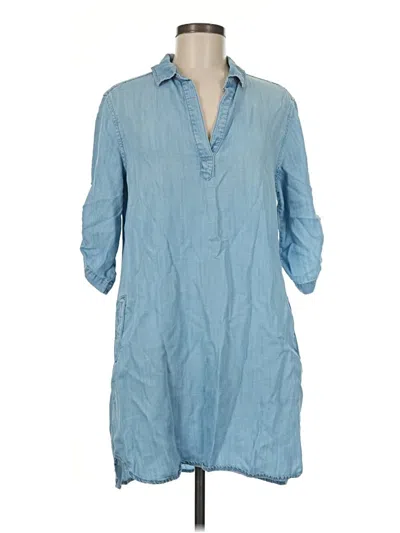 Pre-owned Cloth & Stone Casual Dress In Blue