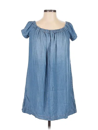 Pre-owned Cloth & Stone Casual Dress In Blue
