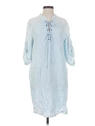 Pre-owned Cloth & Stone Casual Dress In Blue