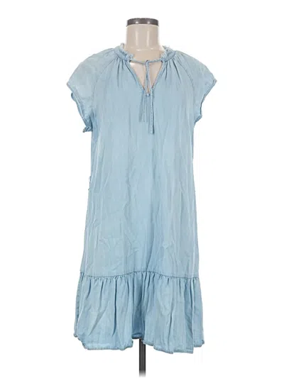 Pre-owned Cloth & Stone Casual Dress In Blue
