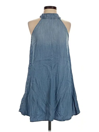 Pre-owned Cloth & Stone Casual Dress In Blue