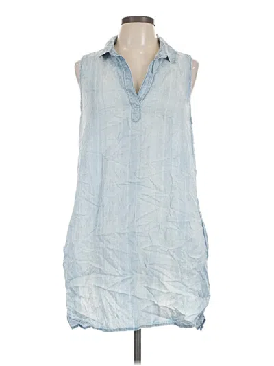 Pre-owned Cloth & Stone Casual Dress In Blue
