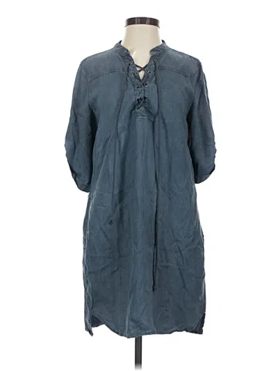 Pre-owned Cloth & Stone Casual Dress In Blue