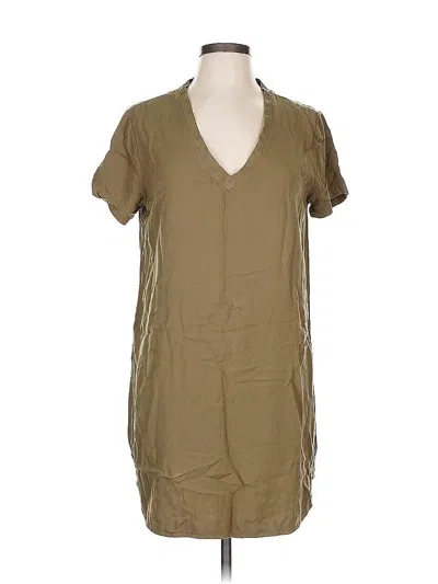 Pre-owned Cloth & Stone Casual Dress In Brown