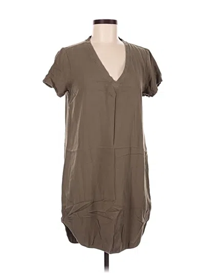 Pre-owned Cloth & Stone Casual Dress In Brown