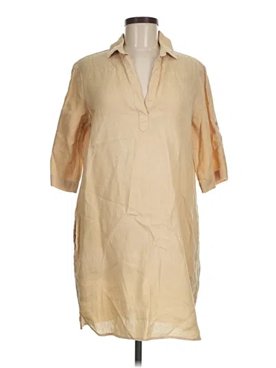 Pre-owned Cloth & Stone Casual Dress In Brown