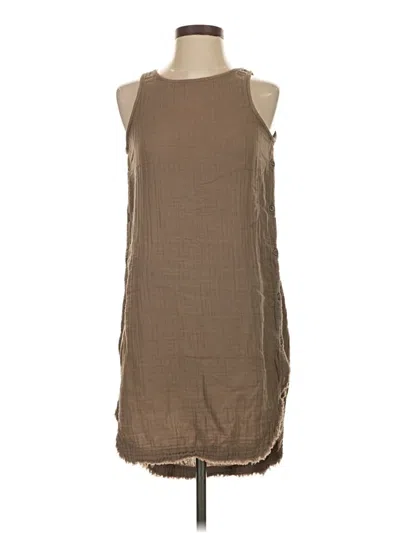 Pre-owned Cloth & Stone Casual Dress In Brown