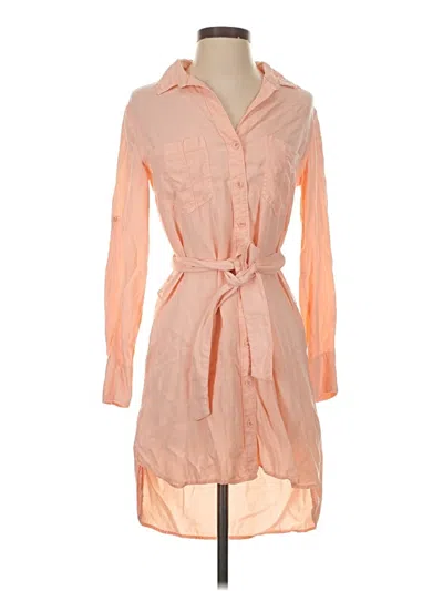 Pre-owned Cloth & Stone Casual Dress In Brown