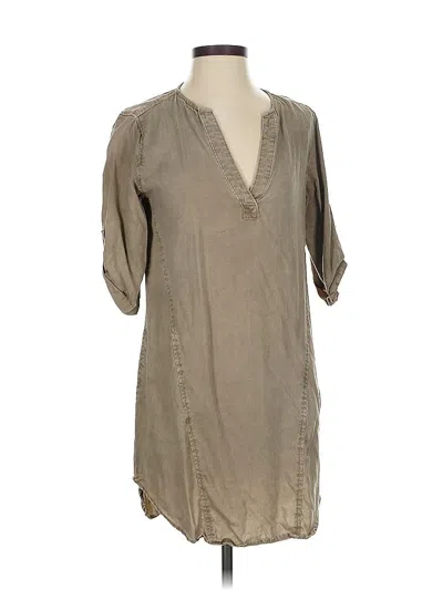 Pre-owned Cloth & Stone Casual Dress In Gray
