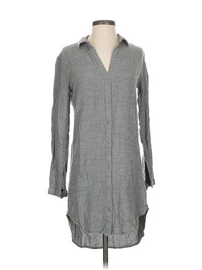 Pre-owned Cloth & Stone Casual Dress In Gray