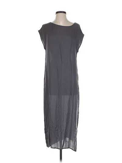 Pre-owned Cloth & Stone Casual Dress In Gray