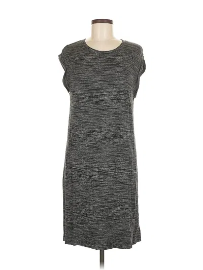 Pre-owned Cloth & Stone Casual Dress In Gray