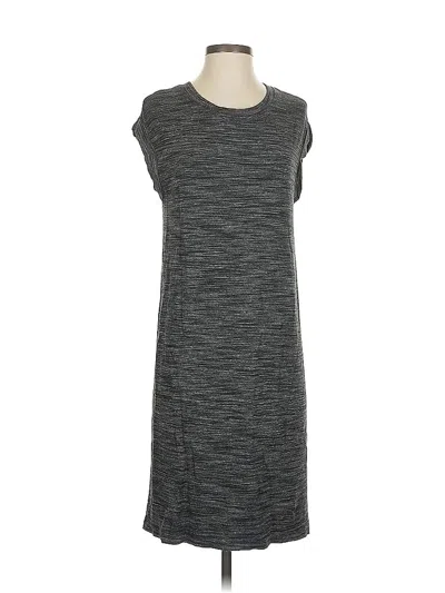 Pre-owned Cloth & Stone Casual Dress In Gray