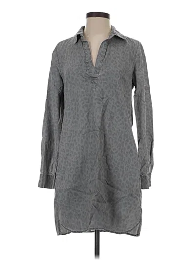 Pre-owned Cloth & Stone Casual Dress In Gray
