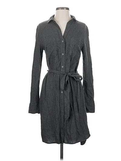 Pre-owned Cloth & Stone Casual Dress In Gray