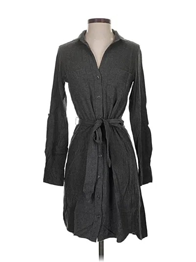 Pre-owned Cloth & Stone Casual Dress In Gray