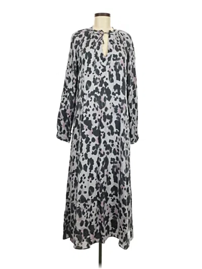 Pre-owned Cloth & Stone Casual Dress In Gray