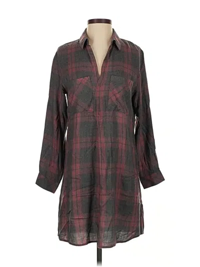 Pre-owned Cloth & Stone Casual Dress In Gray