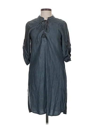Pre-owned Cloth & Stone Casual Dress In Gray