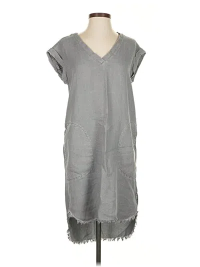 Pre-owned Cloth & Stone Casual Dress In Gray