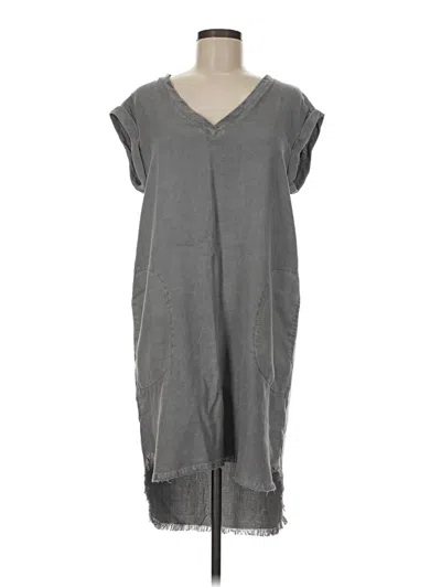Pre-owned Cloth & Stone Casual Dress In Gray