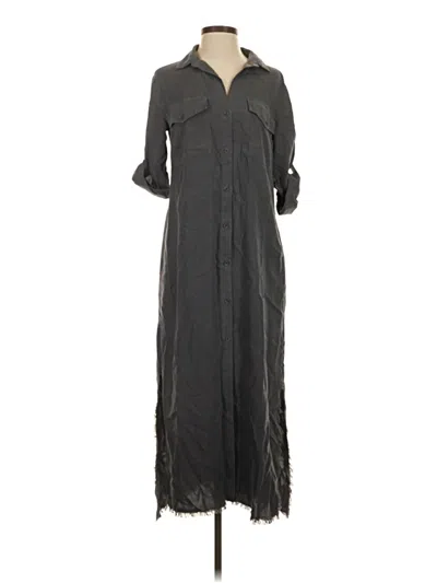 Pre-owned Cloth & Stone Casual Dress In Gray