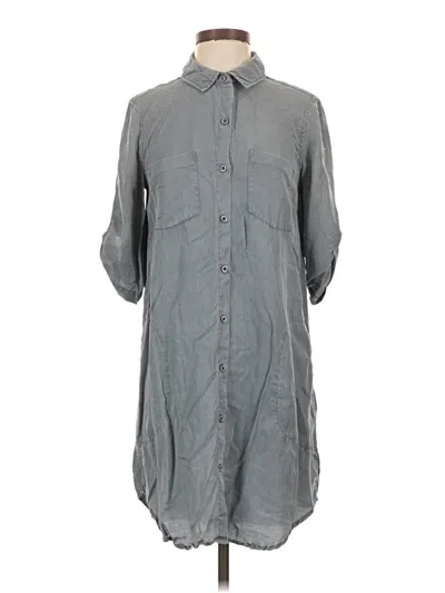 Pre-owned Cloth & Stone Casual Dress In Gray
