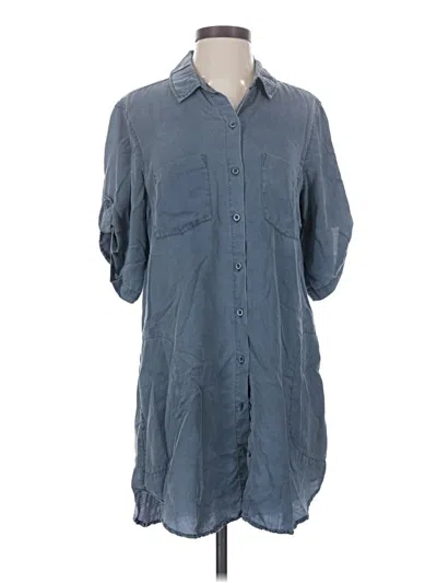 Pre-owned Cloth & Stone Casual Dress In Gray