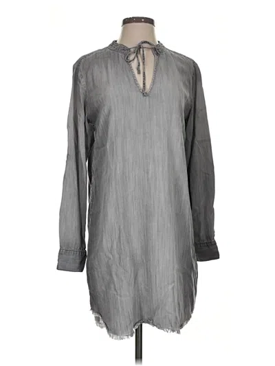 Pre-owned Cloth & Stone Casual Dress In Gray