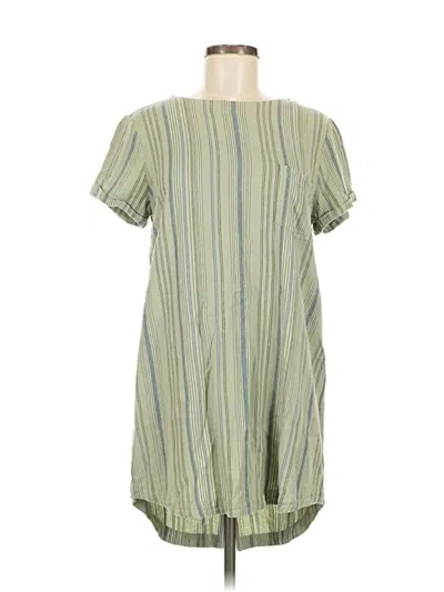Pre-owned Cloth & Stone Casual Dress In Green