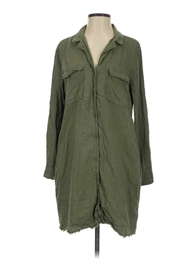 Pre-owned Cloth & Stone Casual Dress In Green
