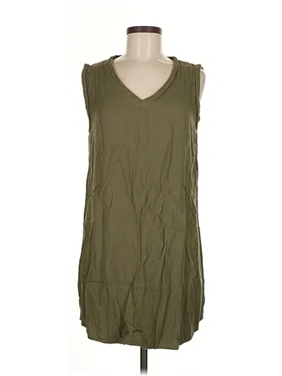 Pre-owned Cloth & Stone Casual Dress In Green