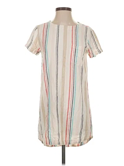 Pre-owned Cloth & Stone Casual Dress In Ivory