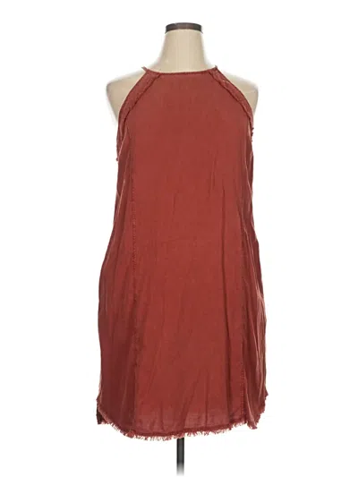 Pre-owned Cloth & Stone Casual Dress In Orange