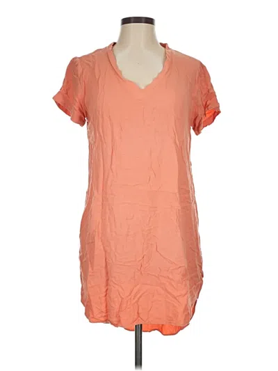 Pre-owned Cloth & Stone Casual Dress In Orange