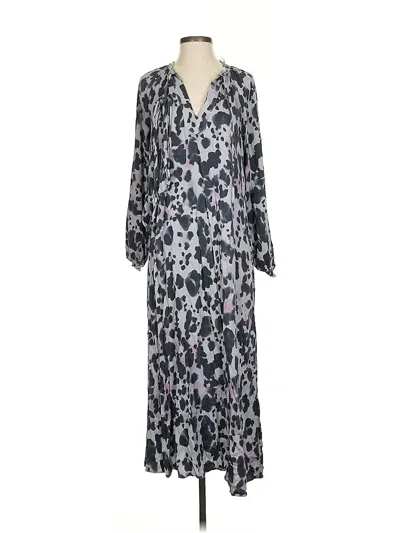 Pre-owned Cloth & Stone Casual Dress In Silver