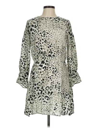 Pre-owned Cloth & Stone Casual Dress In Silver