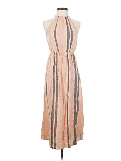 Pre-owned Cloth & Stone Casual Dress In Tan