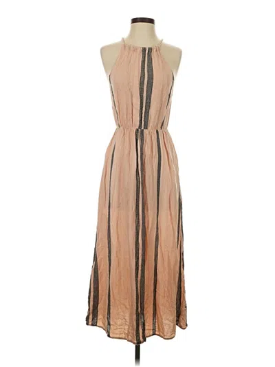 Pre-owned Cloth & Stone Casual Dress In Tan