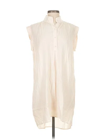 Pre-owned Cloth & Stone Casual Dress In White