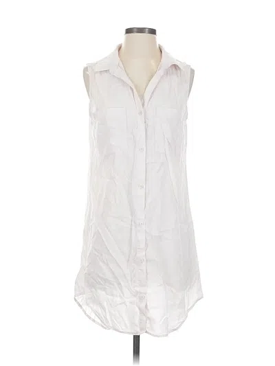 Pre-owned Cloth & Stone Casual Dress In White
