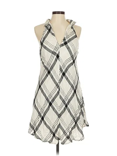 Pre-owned Cloth & Stone Casual Dress In White