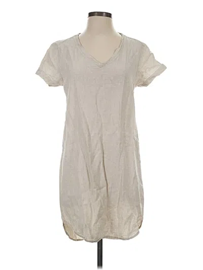 Pre-owned Cloth & Stone Casual Dress In White