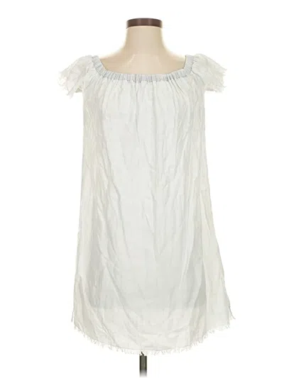 Pre-owned Cloth & Stone Casual Dress In White