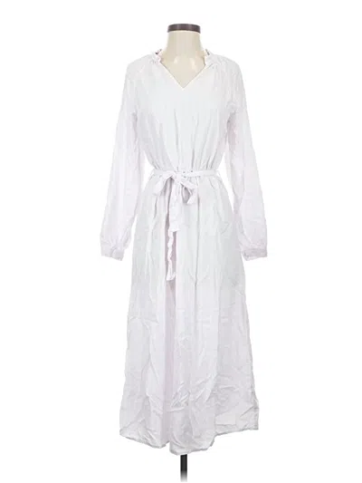 Pre-owned Cloth & Stone Casual Dress In White
