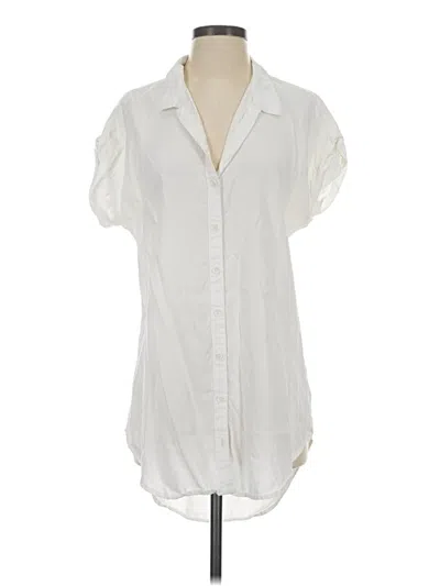 Pre-owned Cloth & Stone Casual Dress In White