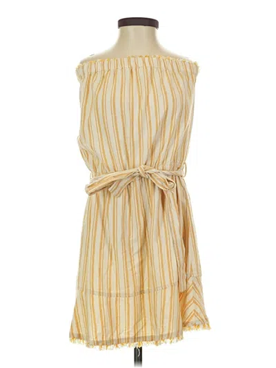 Pre-owned Cloth & Stone Casual Dress In Yellow