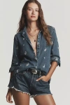 Cloth & Stone Chambray Buttondown Shirt In Blue