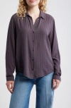 Cloth & Stone Classic Button-up Shirt In Blue
